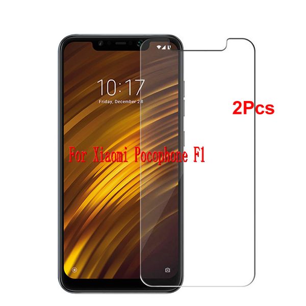 

9 H закаленное стекло пленка протектор экрана для Xiaomi Pocophone F1 Poco телефон F1 прозрачн
