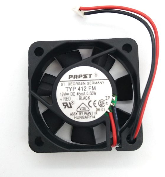 Оригинальный PAPST TYP 412 FM DC12V 45mA 0.55W 40x40x10MM 2Lines Компьютерный охлаждающий вентилятор
Оригинальный PAPST TYP 412 FM DC12V 45mA 0.55W 40x40x10MM 2Lines Компьютерный охлаждающий вентилятор