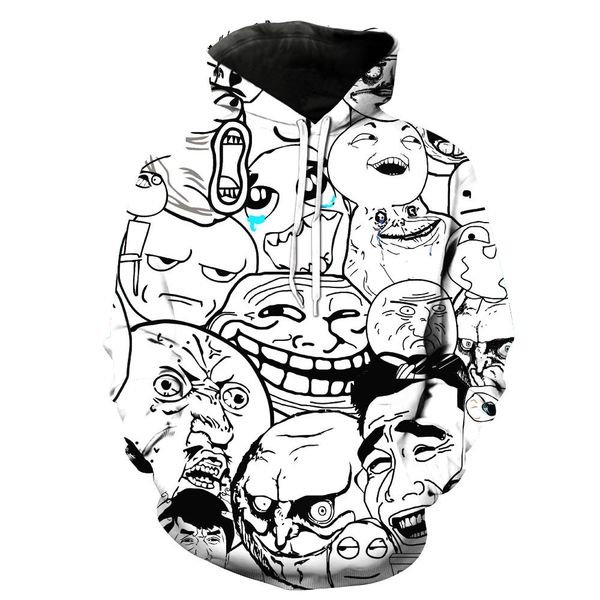 newestl мода мужчины / женщины мем лица смешно 3d печатных crewneck толстовка толстовки мода повседневная толстовки h250, Black
newestl мода мужчины / женщины мем лица смешно 3d печатных crewneck толстовка толстовки мода повседневная толстовки h250, Black