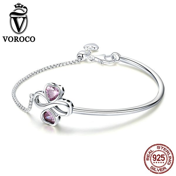 voroco 925 sterling silver chain bracelets & bangles for women 925 silver infinity chain link zircon charm bracelet gift bkb092, Golden;silver
voroco 925 sterling silver chain bracelets & bangles for women 925 silver infinity chain link zircon charm bracelet gift bkb092, Golden;silver