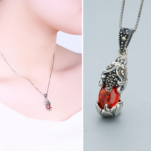 factory direct sale s925 silver pendant female atmosphere thai silver brave necklace jewelry
factory direct sale s925 silver pendant female atmosphere thai silver brave necklace jewelry