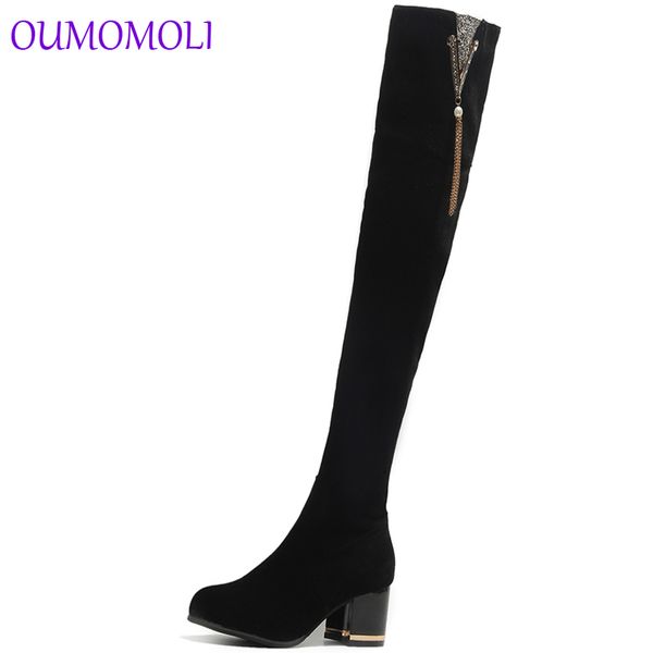 faux suede women thigh high boots stretch slim fashion over the knee boots female shoes high heels a115, Black
faux suede women thigh high boots stretch slim fashion over the knee boots female shoes high heels a115, Black