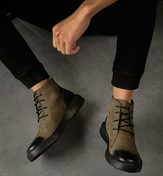 fashion men boots genuine leather men ankle martin casual ankle boots motorcycle smooth shoe fashion leather boots plus size, Black
fashion men boots genuine leather men ankle martin casual ankle boots motorcycle smooth shoe fashion leather boots plus size, Black