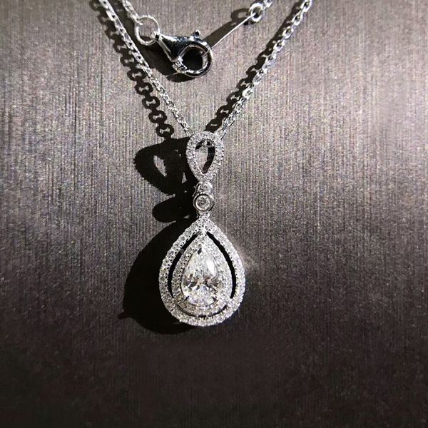 crystal pendant wedding fine jewelry sterling s925 silver water drop diamant pendants necklace bridal accessories no chain
crystal pendant wedding fine jewelry sterling s925 silver water drop diamant pendants necklace bridal accessories no chain