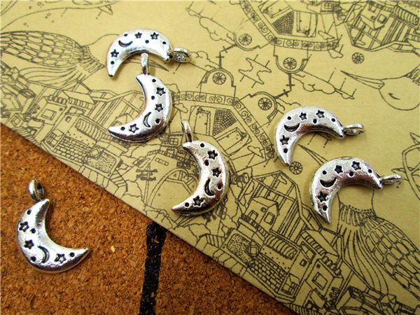 60pcs-moon charms antique tibetan silver tone moon pendants/charms 19x11mm, Bronze;silver
60pcs-moon charms antique tibetan silver tone moon pendants/charms 19x11mm, Bronze;silver
