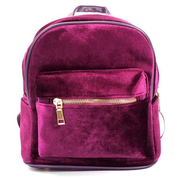 wholesale- 2017 new women student fashion winter velvet backpack good quality patchwork zipper casual small light girl school preppy style
wholesale- 2017 new women student fashion winter velvet backpack good quality patchwork zipper casual small light girl school preppy style