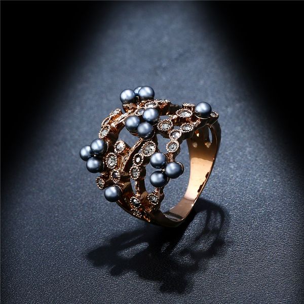 k's gadgets titanium gold ring fashion gray imitation pearls wedding rhinestone womens rings anillos female jewelry bague femme, Golden;silver
k's gadgets titanium gold ring fashion gray imitation pearls wedding rhinestone womens rings anillos female jewelry bague femme, Golden;silver