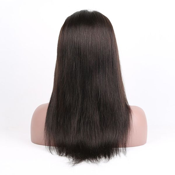 

AiS парики человеческих волос для чернокожих женщин полный парик шнурка перед парик шнурка прямой натуральный 1B цвет бразильский парики волос реми с волосами