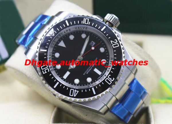 mint men's 116660 stainless steel bracelet 44mm ceramic bezel black date dive watch mechanical automatic men watches luxury wristwatch, Slivery;brown
mint men's 116660 stainless steel bracelet 44mm ceramic bezel black date dive watch mechanical automatic men watches luxury wristwatch, Slivery;brown