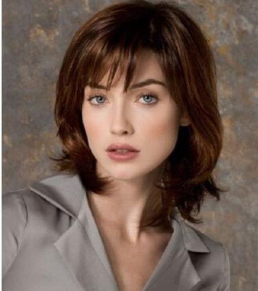 just like real hair unique style ladies short straight light brown full wig, Black;brown
just like real hair unique style ladies short straight light brown full wig, Black;brown