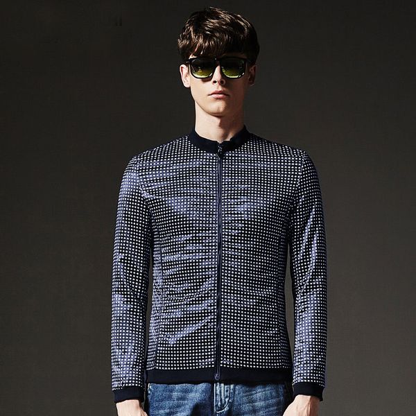 new spring men's casual fashion male man spring autumn wave printed jacket slim tide street coat jacket m09533, Black;brown
new spring men's casual fashion male man spring autumn wave printed jacket slim tide street coat jacket m09533, Black;brown