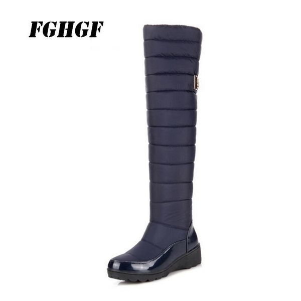 package mail in the winter feather knee-high boots wedge keep warm with thick fur casual snow boots large size 40 to 44, Black
package mail in the winter feather knee-high boots wedge keep warm with thick fur casual snow boots large size 40 to 44, Black