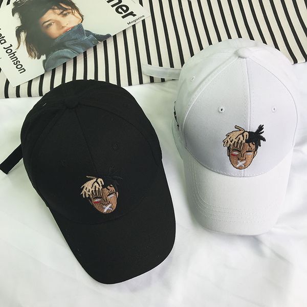 new fashion cartoon xxxtentacion embroidery baseball cap head portrait casual dad hat for men women trucker hat, Blue;gray
new fashion cartoon xxxtentacion embroidery baseball cap head portrait casual dad hat for men women trucker hat, Blue;gray