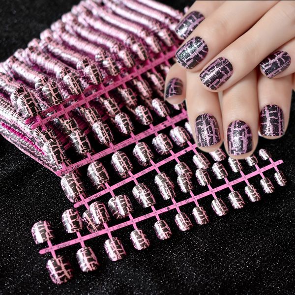 240pcs pink leopard fake nails full cover pink crack black manicure press on short false nail art wholesale 10 sets, Red;gold
240pcs pink leopard fake nails full cover pink crack black manicure press on short false nail art wholesale 10 sets, Red;gold