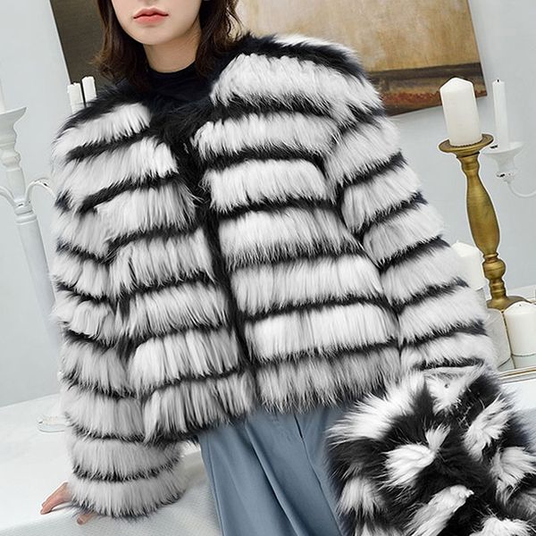 faux fur coat casaco black gray white patchwork women jackets winter autumn striped thick warm outwear plus size 3xl 6q2363
faux fur coat casaco black gray white patchwork women jackets winter autumn striped thick warm outwear plus size 3xl 6q2363