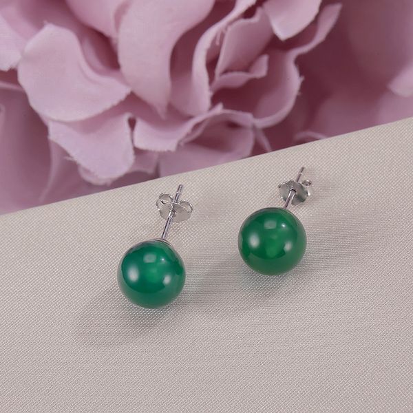 stud earrings for women fine jewelry s925 sterling silver natural 6-8mm agate green round gemstone wedding brincos quality, Golden;silver
stud earrings for women fine jewelry s925 sterling silver natural 6-8mm agate green round gemstone wedding brincos quality, Golden;silver