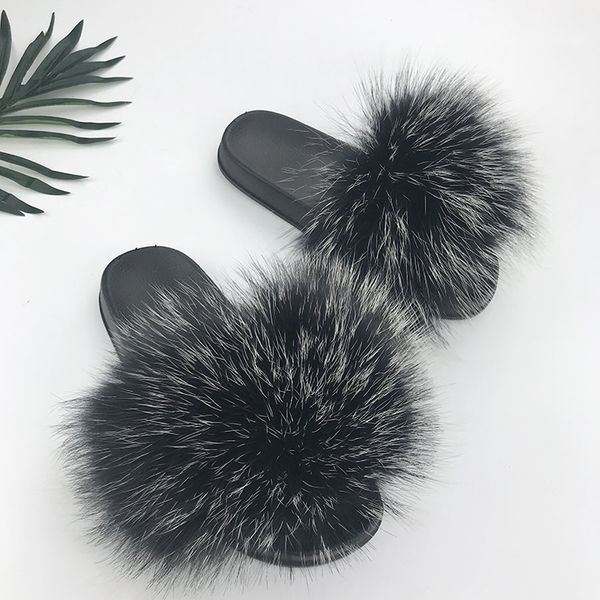 28 colors real fur slippers women fluffy sliders comfort with feathers furry summer flats sweet ladies shoes plus size 36-45, Black
28 colors real fur slippers women fluffy sliders comfort with feathers furry summer flats sweet ladies shoes plus size 36-45, Black