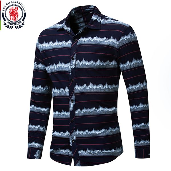 2018 men shirt fashion city silhouette printed shirt men long sleeve 100% cotton casual dress mens striped shirts eu size, White;black
2018 men shirt fashion city silhouette printed shirt men long sleeve 100% cotton casual dress mens striped shirts eu size, White;black
