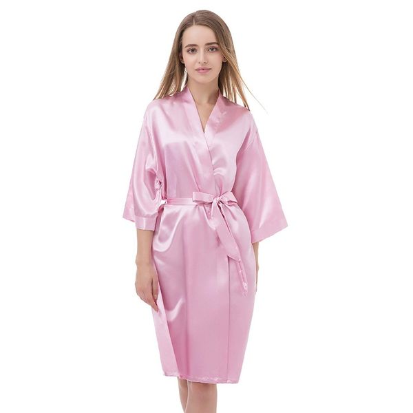 women satin pink solid nightdress home gowns bridesmaid bride wedding robe evening robes female kimono bath gown sleepwear, Black;red
women satin pink solid nightdress home gowns bridesmaid bride wedding robe evening robes female kimono bath gown sleepwear, Black;red