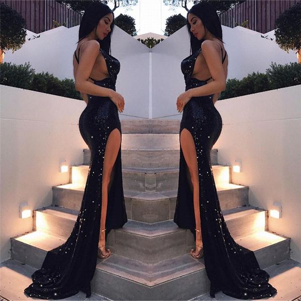 alluring 2019 black mermaid prom dresses long sequined dresses high side split backless formal dresses evening gowns party wear arabic
alluring 2019 black mermaid prom dresses long sequined dresses high side split backless formal dresses evening gowns party wear arabic