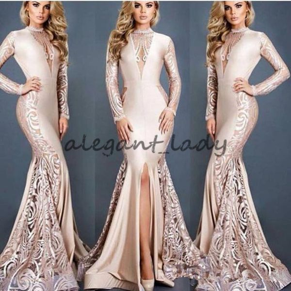michael costello dubai arabic slits evening dresses nude 2018 mermaid long sleeves o neck sweep train formal occasion prom wear, Black
michael costello dubai arabic slits evening dresses nude 2018 mermaid long sleeves o neck sweep train formal occasion prom wear, Black