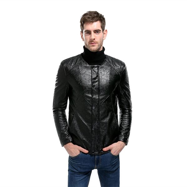 2018 men suit jacket solid color washed pu leather blazers mens casual slim motorcycle autumn faux leather suit homme, White;black
2018 men suit jacket solid color washed pu leather blazers mens casual slim motorcycle autumn faux leather suit homme, White;black