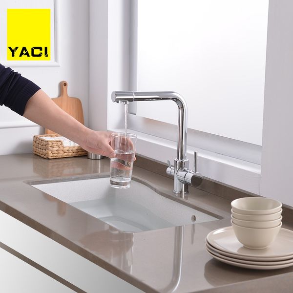 yaci 3 way water filter taps stainless steel swivel spout pure drinking water kitchen sink mixer tap
yaci 3 way water filter taps stainless steel swivel spout pure drinking water kitchen sink mixer tap