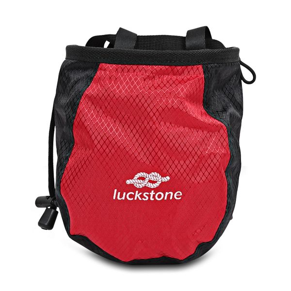 luckstone magnesium powder chalk bag for rock climbing gym billiards outdoor with a tight drawstring closure
luckstone magnesium powder chalk bag for rock climbing gym billiards outdoor with a tight drawstring closure
