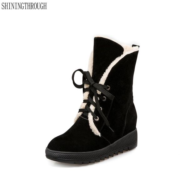 new fashion ankle boots winter boots woman platform women snow boots lace up shoes woman casual ladies shoes large size 34-43, Black
new fashion ankle boots winter boots woman platform women snow boots lace up shoes woman casual ladies shoes large size 34-43, Black