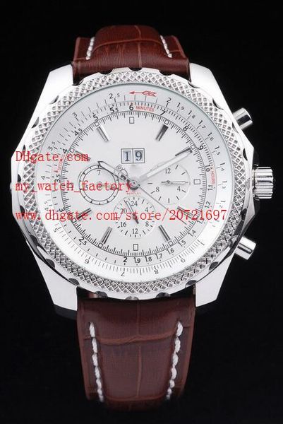 factory supplier luxury wristwatches 47mm quartz chronograph white dial stainless steel mens men's watches leather strap bands, Slivery;brown
factory supplier luxury wristwatches 47mm quartz chronograph white dial stainless steel mens men's watches leather strap bands, Slivery;brown