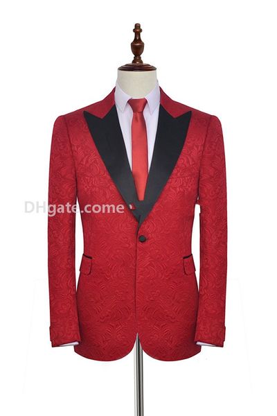 custom made red paisley groom tuxedos peaked lapel side vent men party groomsmen suits mens business suits (jacket+pants+tie) no;26, Black;gray 
custom made red paisley groom tuxedos peaked lapel side vent men party groomsmen suits mens business suits (jacket+pants+tie) no;26, Black;gray