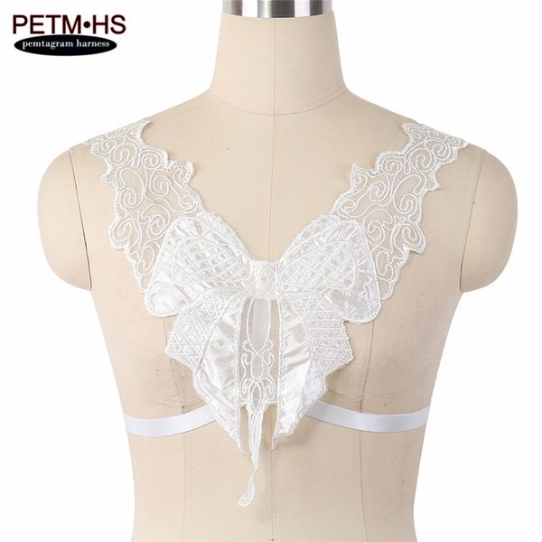 women lace sheer harness cage bralette pastel goth fetish exotic crop strap soft bra see through bondage lingerie, Black;white
women lace sheer harness cage bralette pastel goth fetish exotic crop strap soft bra see through bondage lingerie, Black;white