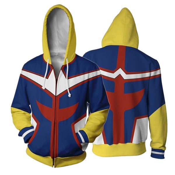 anime my hero academia all might cosplay hoodies 3d printed zipper hooded jacket long sleeve sweatshirt hoody streatwear s-5xl, Black
anime my hero academia all might cosplay hoodies 3d printed zipper hooded jacket long sleeve sweatshirt hoody streatwear s-5xl, Black
