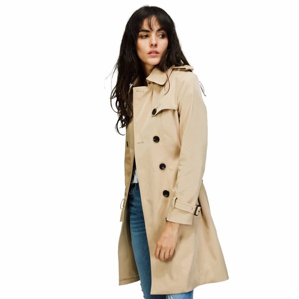 2018 new fashion spring autumn women classic double breasted trench coat waterproof raincoat business outerwear casaco fminino, Tan;black
2018 new fashion spring autumn women classic double breasted trench coat waterproof raincoat business outerwear casaco fminino, Tan;black