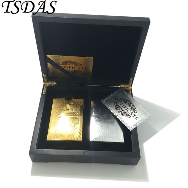 Роскошный новогодний подарок 24k Gold Poker Card Золото Золотое серебро 500 евро, 2шт Пакет
Роскошный новогодний подарок 24k Gold Poker Card Золото Золотое серебро 500 евро, 2шт Пакет