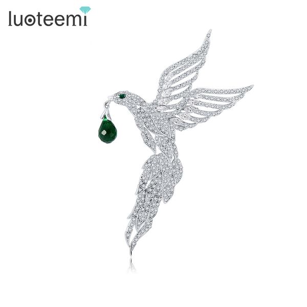 luoteemi new unique design micro paved tiny clear cz eagle shape animal brooches women wedding apparel pins jewelry, Gray
luoteemi new unique design micro paved tiny clear cz eagle shape animal brooches women wedding apparel pins jewelry, Gray