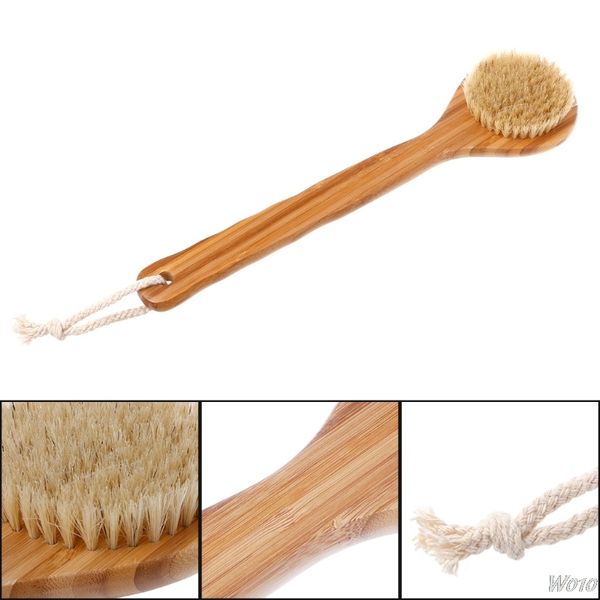 long wooden handle natural bristle skin exfoliation body brush massager detox
long wooden handle natural bristle skin exfoliation body brush massager detox
