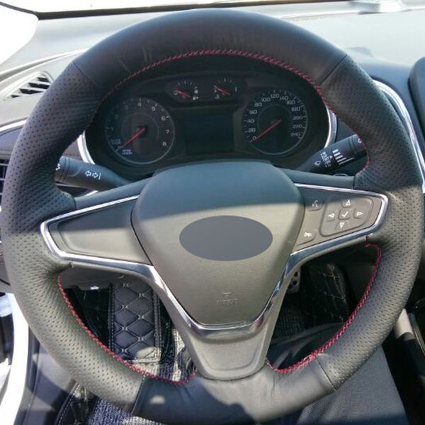 black genuine leather diy hand-stitched car steering wheel cover for chevrolet malibu xl 2016 2017 equinox 2017
black genuine leather diy hand-stitched car steering wheel cover for chevrolet malibu xl 2016 2017 equinox 2017