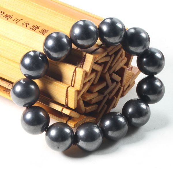 sanyu meteorite bracelet genuine natural bracelet ladies men's 14mm stretch pendant large bead, Black
sanyu meteorite bracelet genuine natural bracelet ladies men's 14mm stretch pendant large bead, Black
