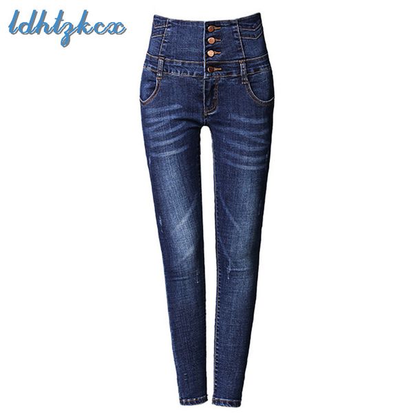jeans women black gray plus size high waist jeans 2018 autumn new europe america supper large size elasticity denim pants ld59, Blue
jeans women black gray plus size high waist jeans 2018 autumn new europe america supper large size elasticity denim pants ld59, Blue