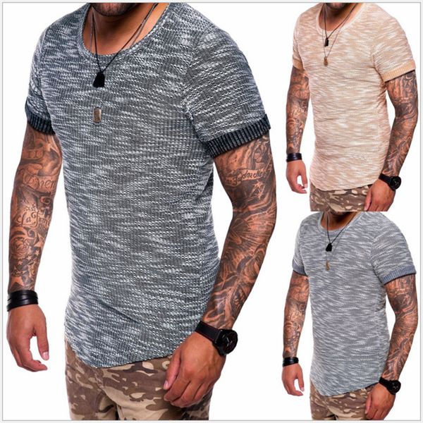 spring and summer of spring and summer new pattern round collar pure color short sleeve men's t-shirt comfortable breathable fashion, White;black
spring and summer of spring and summer new pattern round collar pure color short sleeve men's t-shirt comfortable breathable fashion, White;black