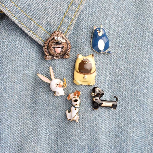 cute small animal alloy brooches pins korea style enamel lape pins dog rabbit bear fashion backpack hat badge children gift wholesale 2018, Gray
cute small animal alloy brooches pins korea style enamel lape pins dog rabbit bear fashion backpack hat badge children gift wholesale 2018, Gray