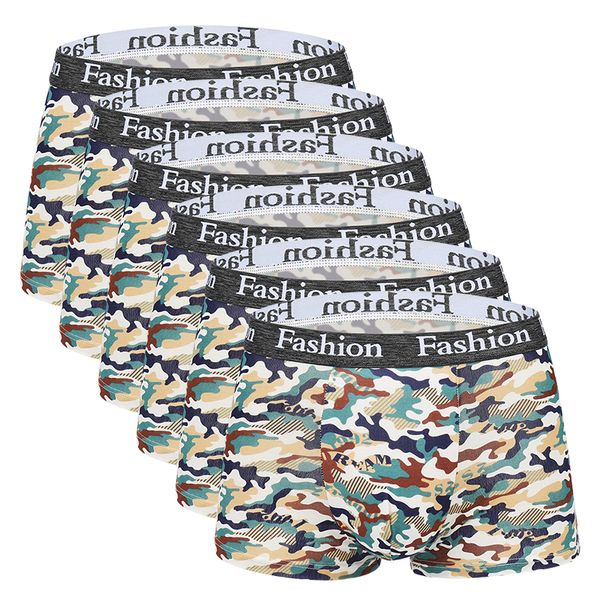 6pcs/lot modal underwear camouflage men boxers shorts brand boxer breathable ropa interior bokser homme underpants u866, Black;white 
6pcs/lot modal underwear camouflage men boxers shorts brand boxer breathable ropa interior bokser homme underpants u866, Black;white