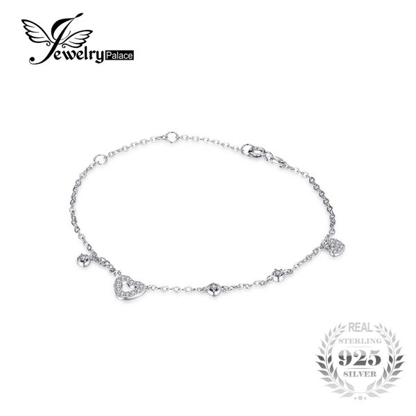 jewelrypalace love heart 0.3ct round cubic zirconia chain bracelet 100% 925 sterling silver bracelet jewelry fashion accessories, Golden;silver
jewelrypalace love heart 0.3ct round cubic zirconia chain bracelet 100% 925 sterling silver bracelet jewelry fashion accessories, Golden;silver