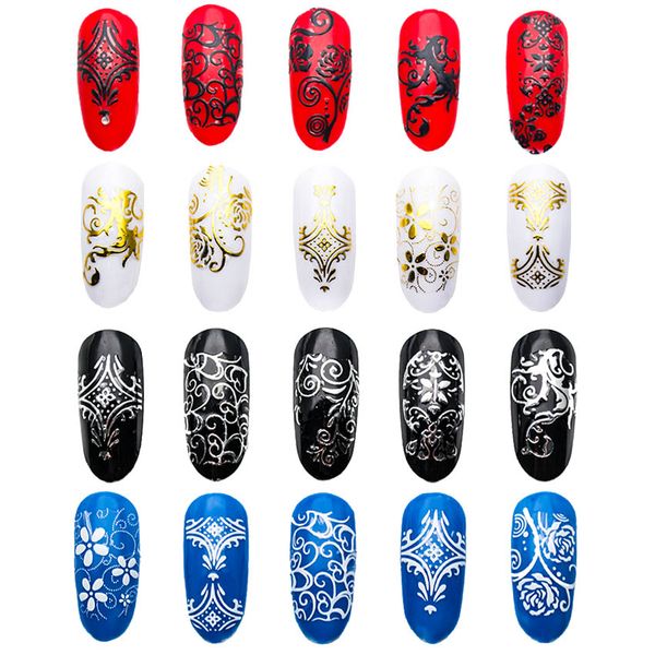3d nail art stickers 108pcs/sheet decals metallic nail stickers multiple colors manicure art decorations 4szj1106, Black
3d nail art stickers 108pcs/sheet decals metallic nail stickers multiple colors manicure art decorations 4szj1106, Black