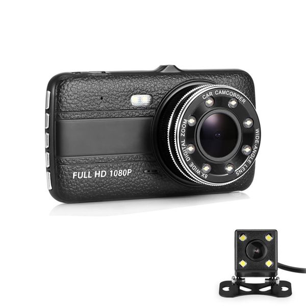 2ch car dvr camcorder 4" ips display 170 degrees view angle 1080p full hd vehicle black box super night vision loop recording g-sensor
2ch car dvr camcorder 4" ips display 170 degrees view angle 1080p full hd vehicle black box super night vision loop recording g-sensor