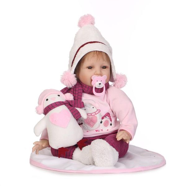silicone vinyl bebe reborn dolls lifelike 22'' newborn doll can bathe baby princess brinquedos birthday gifts for girl
silicone vinyl bebe reborn dolls lifelike 22'' newborn doll can bathe baby princess brinquedos birthday gifts for girl