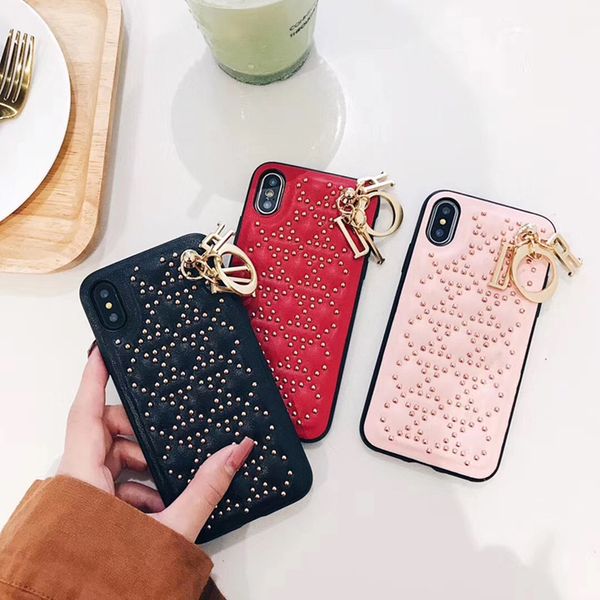 Luxury Rivet Holster Back Case Leather Phone Cover with Plating Metal Pendant Tide Brand for iPhone XS Max XR 6s 7 8 Plus
Luxury Rivet Holster Back Case Leather Phone Cover with Plating Metal Pendant Tide Brand for iPhone XS Max XR 6s 7 8 Plus