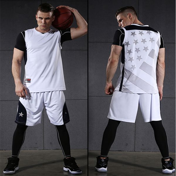 2018 men's sport running suits quick dry basketball jersey soccer training tracksuits jersey men gym clothing sets, Black;blue
2018 men's sport running suits quick dry basketball jersey soccer training tracksuits jersey men gym clothing sets, Black;blue