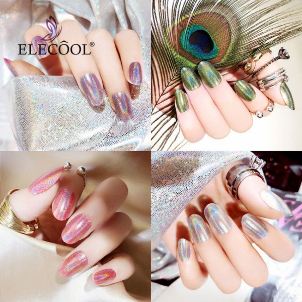 elecoo laser gradient magic light change fake nail t design nail art tips full cover false nails faux ongles couleur 24pcs, Red;gold
elecoo laser gradient magic light change fake nail t design nail art tips full cover false nails faux ongles couleur 24pcs, Red;gold